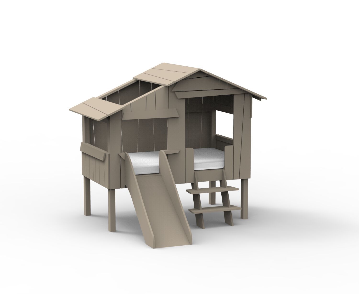 Кровать-чердак из МДФ Mathy by Bols TREEHOUSE BEDS &amp ARCH-00114895 - Вид №28