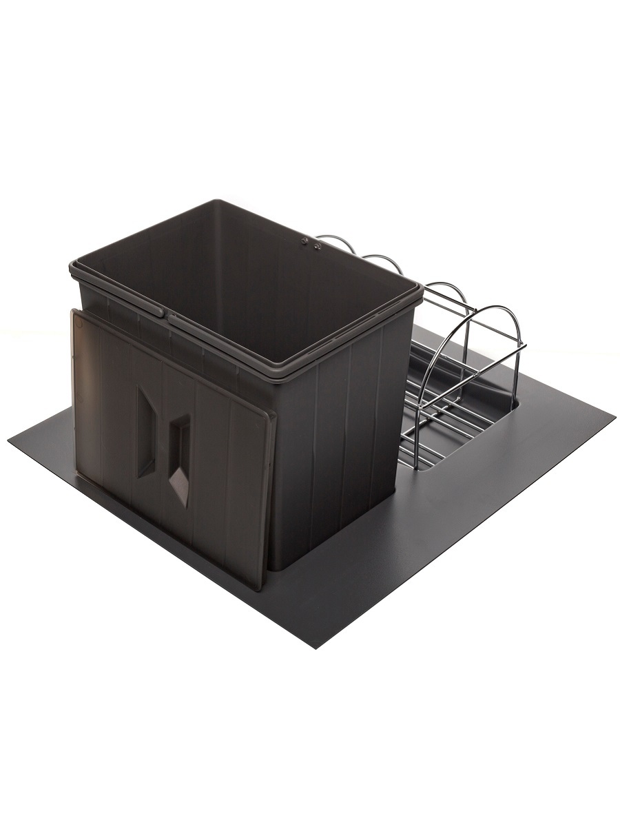 Система сортировки мусора Omega Duet 450/16 Anthracite NAVAKO 10185 - Вид №2