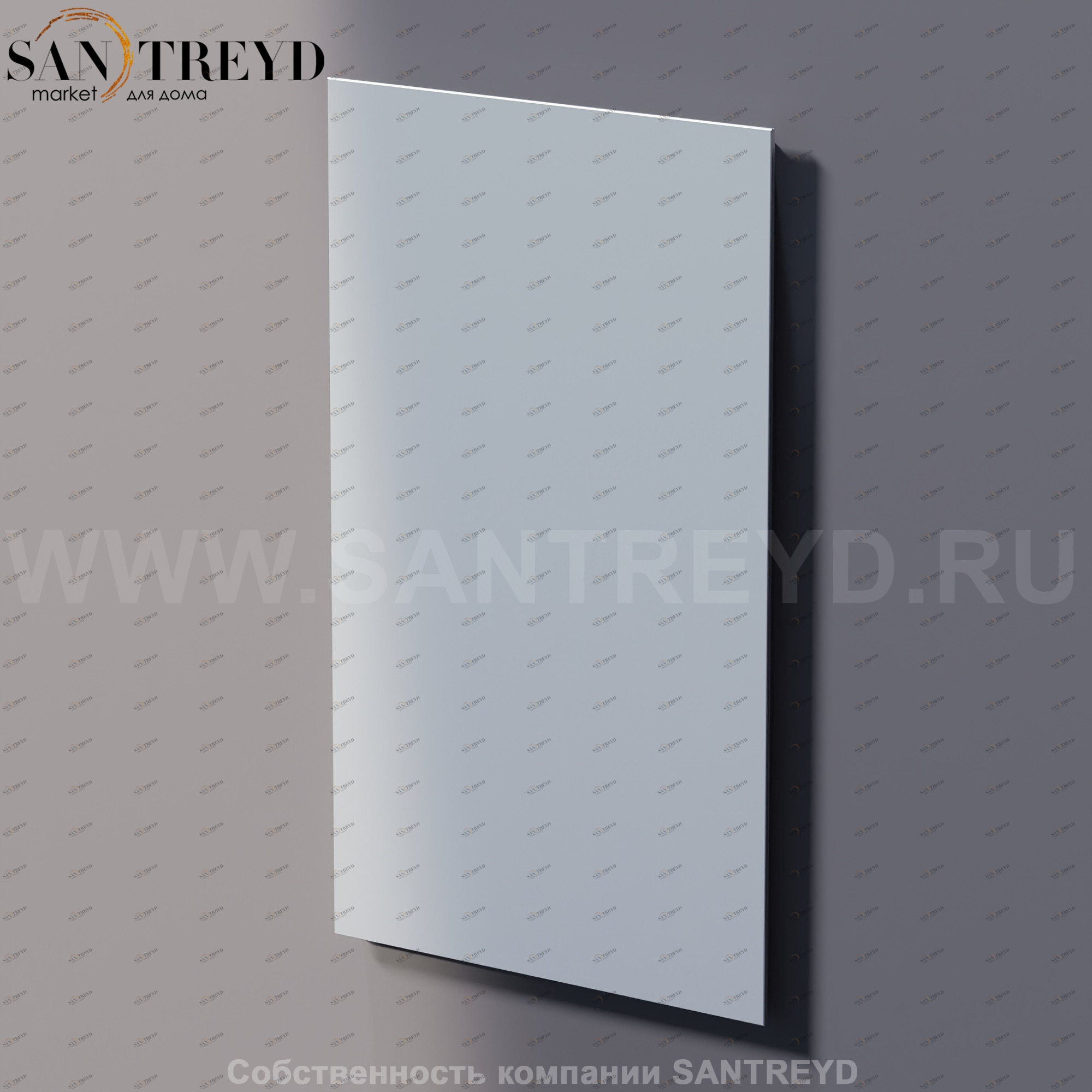 Agape NUDO Прямоугольное вертикальное зеркало: длина 60 см, высота 100 см ASPE1060V