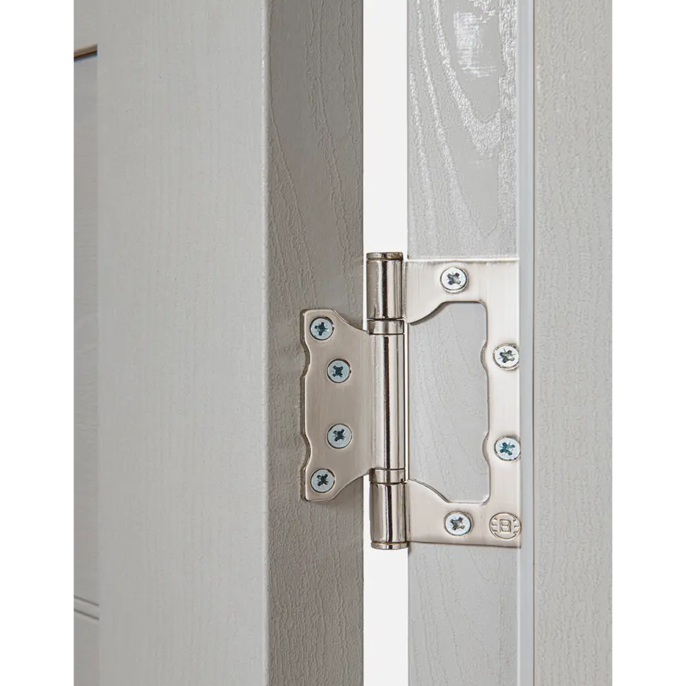 Дверь межкомнатная глухая Аккорд 90x200 см Hardflex цвет серый с замком и петлями 89407888 STLM-2038689 PORTIKA  - Вид №4