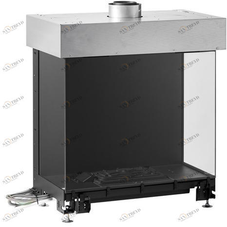 Metalfire Закрытый трехсторонний газовый камин Avenue plus sun-id-1502081