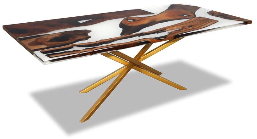ANTICO TRENTINO Прямоугольный стол из бриара Lebrìc design - legno e resina sun-id-1429354 - Вид №8