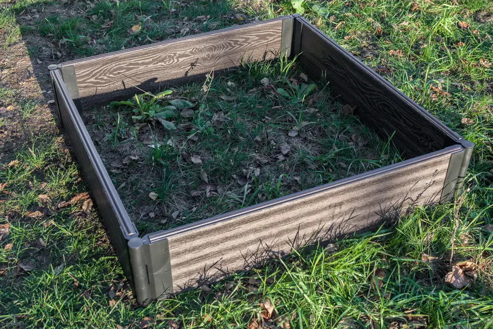 91067105 Грядка из ДПК Еврогрядка Rumex 1000x1000x225 мм STLM-0466186