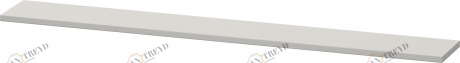 XL791200707 Подвесная полка X-Large #XL7912 600-1600 x 160 мм Бетонно-серый матовый декор Duravit
