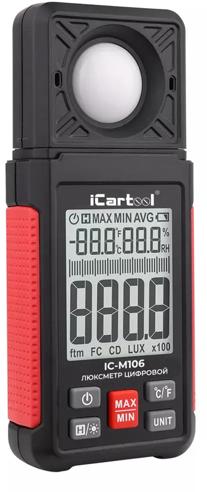 91312046 Люксметр цифровой iCartool IC-M106 STLM-0839193