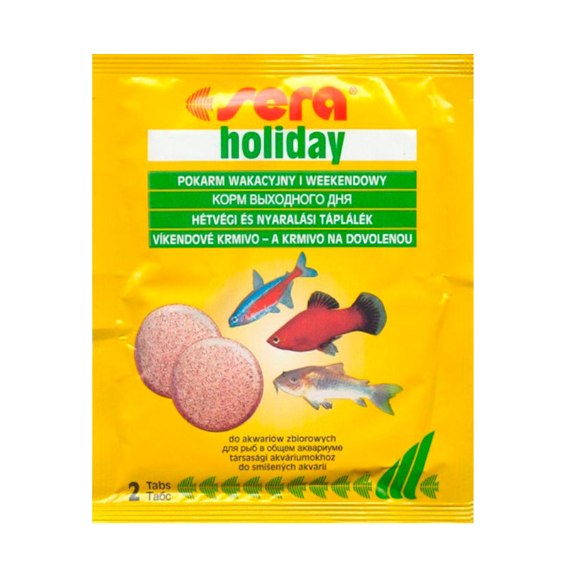 УТ0010399 Корм для рыб Holiday 2таб SERA 
