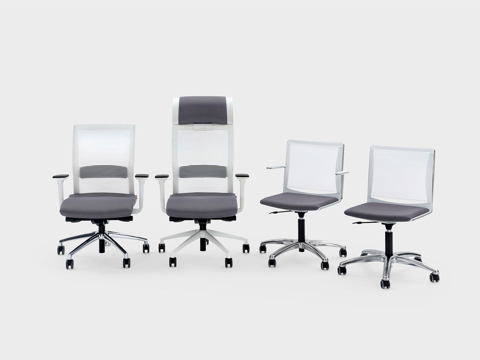 Регулируемый по высоте поворотный офисный стул из ткани Viganò Winner ARCH-00037618 - Вид №2