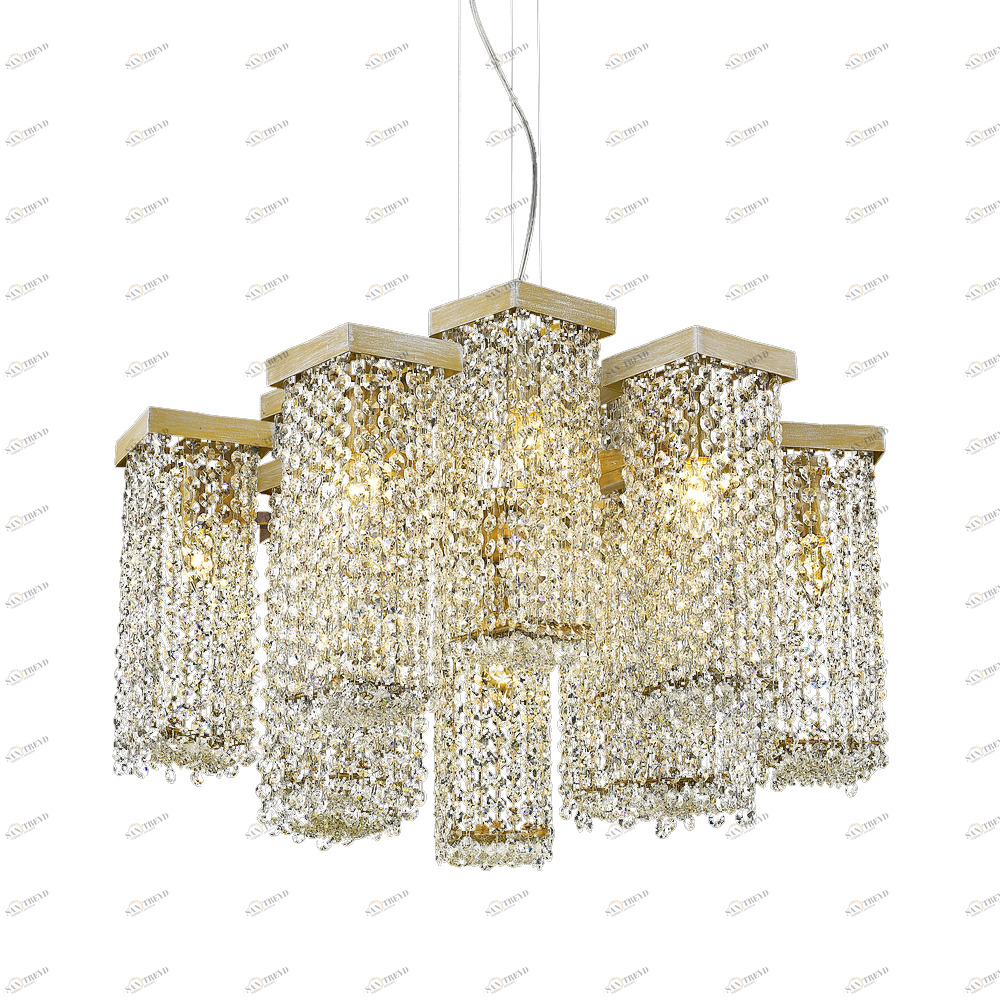 Подвесной светильник P68065-12 gold от Delight Collection DELIGHT COLLECTION ДИЗАЙНЕРСКИЕ 243868 Прозрачный;золото 