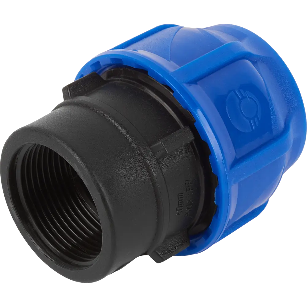 Муфта комбинированная ПНД Valfex 1 1/4"x40 мм ВР 121001240114 89106764 STLM-2034374  - Вид №1