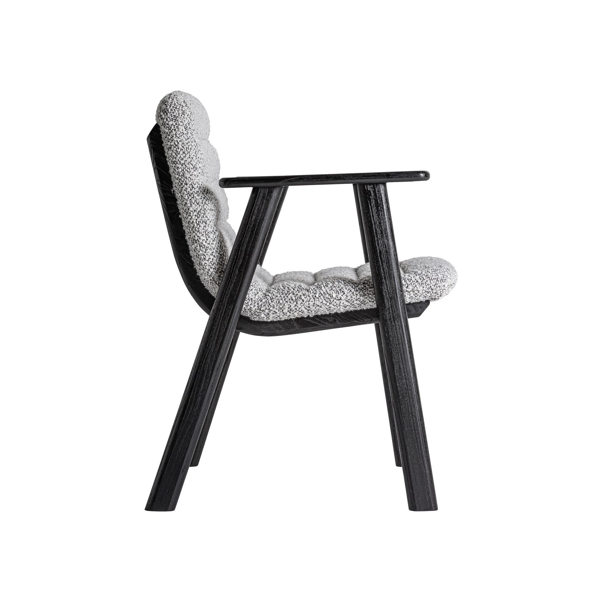 Тканевый стул с подлокотниками Vical Home жаккард ARCH-00058906