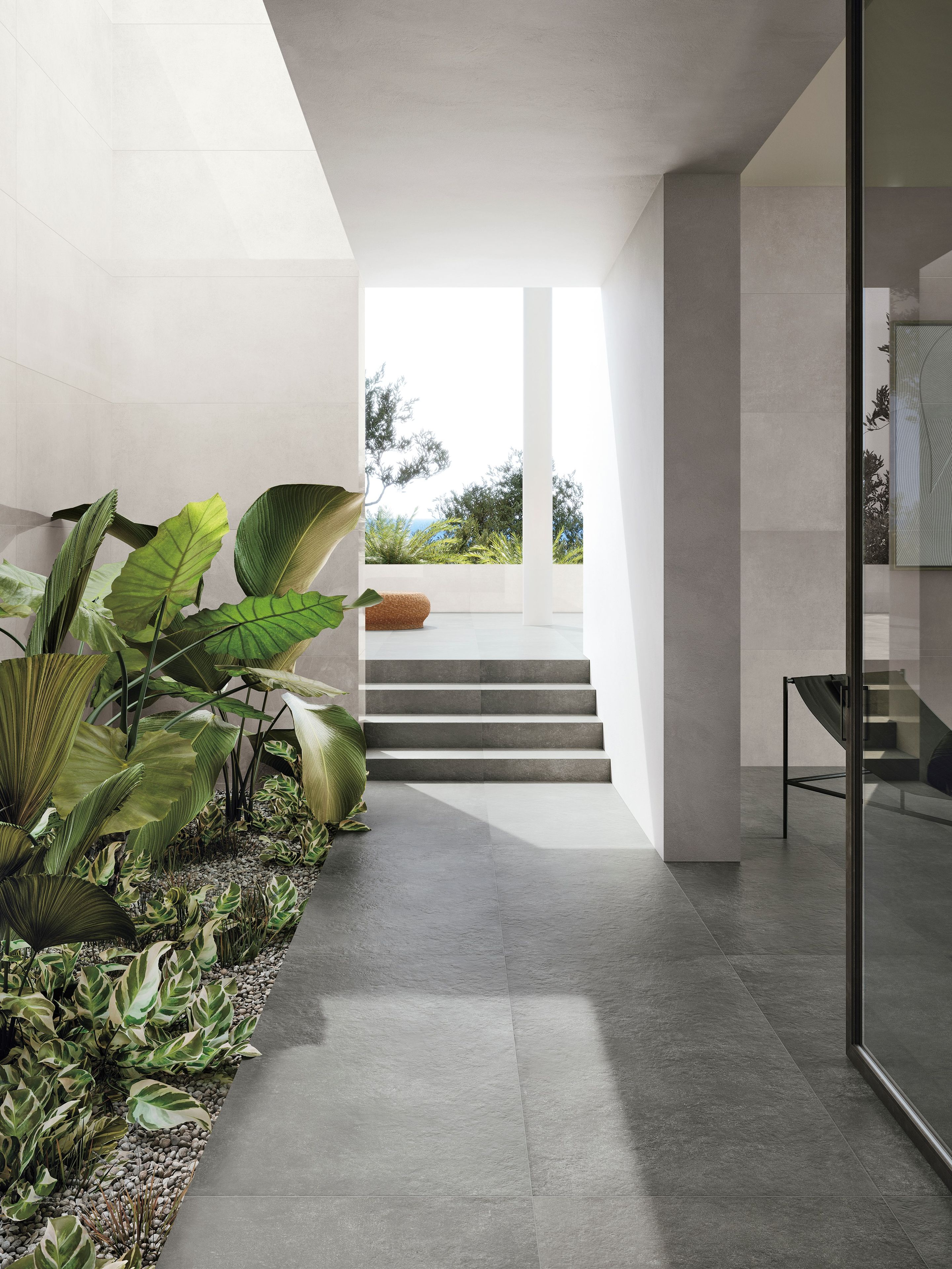 Пол / облицовка керамогранита для внутреннего и наружного применения с эффектом цемента Ceramiche Refin Concrete Look ARCH-00090871 - Вид №5