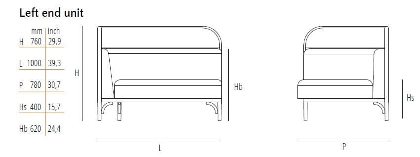 Модульный диван Wiener GTV Design ARCH-00117455 - Вид №7