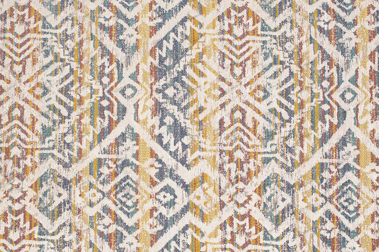 COLORISTICA Портьерная ткань  Лён  Philosophy Голубой Philosophy Colorful col.03