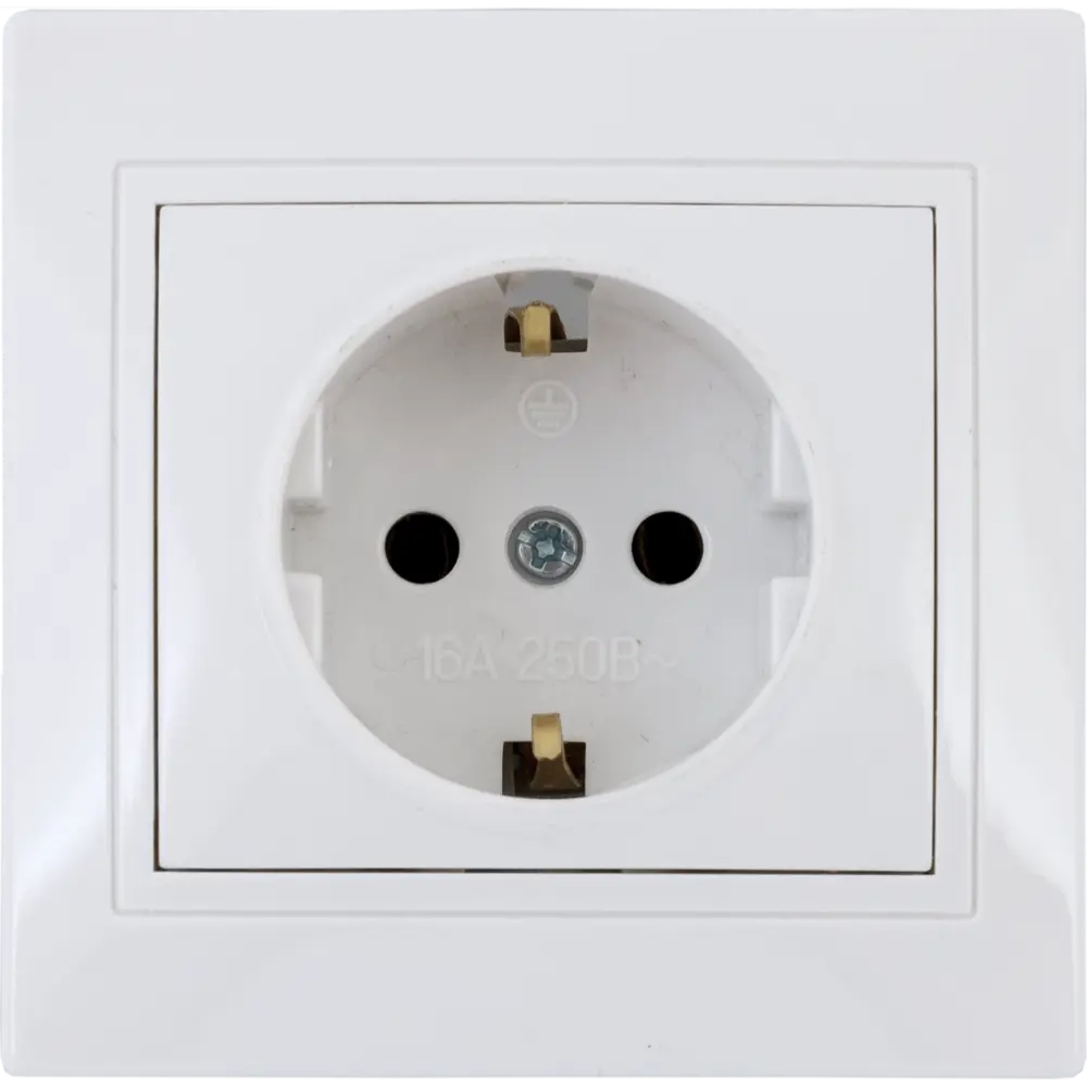 Розетка встраиваемая TDM ELECTRIC Таймыр с заземлением 85591101 Серия отсутствует STLM-0064384