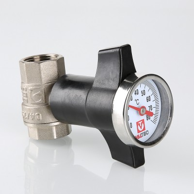 VT.808.N.05 Кран шаровой c термометром Valtec 3/4"  - Вид №1