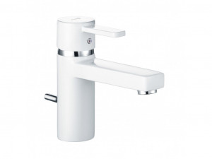 382609175 однорычажный смеситель на умывальник DN 10 KLUDI ZENTA белый/хром