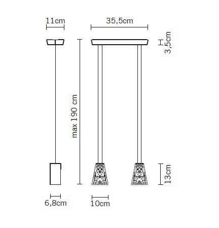 Fabbian Vicky D69A03 00 подвес 76102 - Вид №2