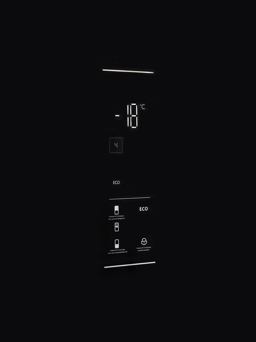 9172546 Холодильник с морозильником   LEX LKB185BLGIDMax черный STDN-0106991 - Вид №6