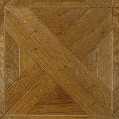 Модульный паркет Marco Ferutti Linea Linea Коньяк Дуб с брашью (Текстурированная) 405х405 мм 2600600028