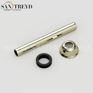 755291 Соединение для выпуска из латуни 40 мм для унитаза, цвет Золотистый Kerasan ACCESSORIES Италия