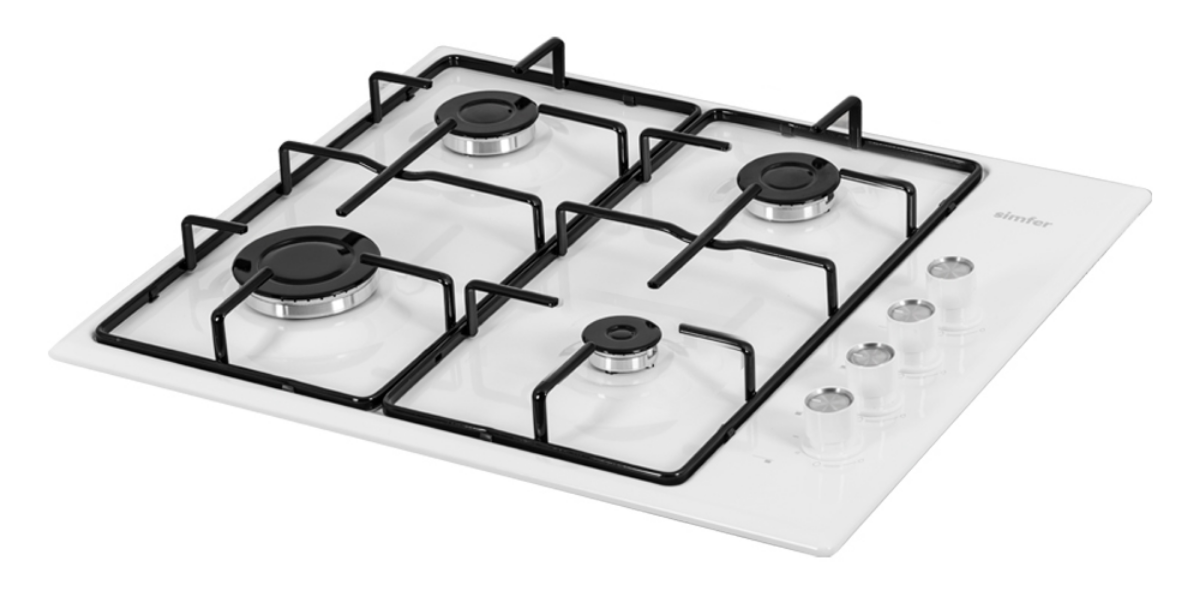 9211441 Газовая варочная поверхность Simfer H60Q40W470 STDN-0044142 - Вид №5