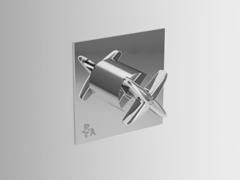 Встраиваемый смеситель для душа с одним отверстием Park Avenue Cross ARCH-00120930