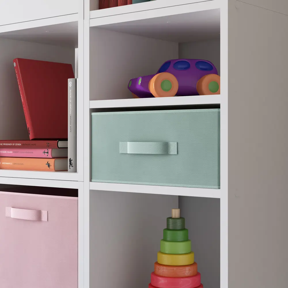 Короб Spaceo KUB Laguna 15x31x31 см 14.4 л полиэстер цвет сизый STLM-2013250 - Вид №4