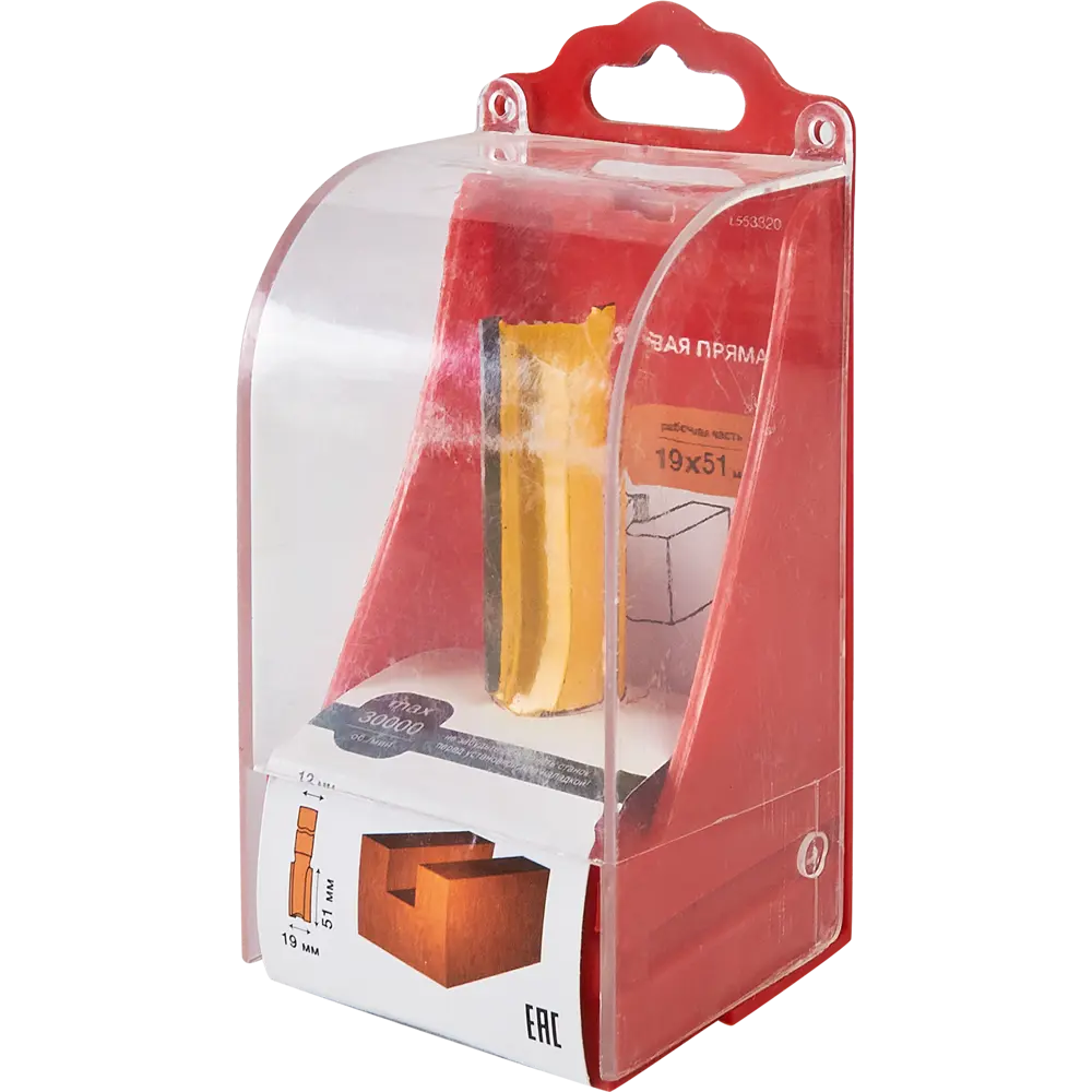 Фреза по дереву пазовая прямая 553320 19x51 мм хвостовик 12 мм Santreyd STLM-2049941 - Вид №3