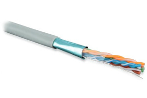 15550780 Кабель витая пара 305м FUTP4-C5E-S24-IN-PVC-GY 42052 Hyperline