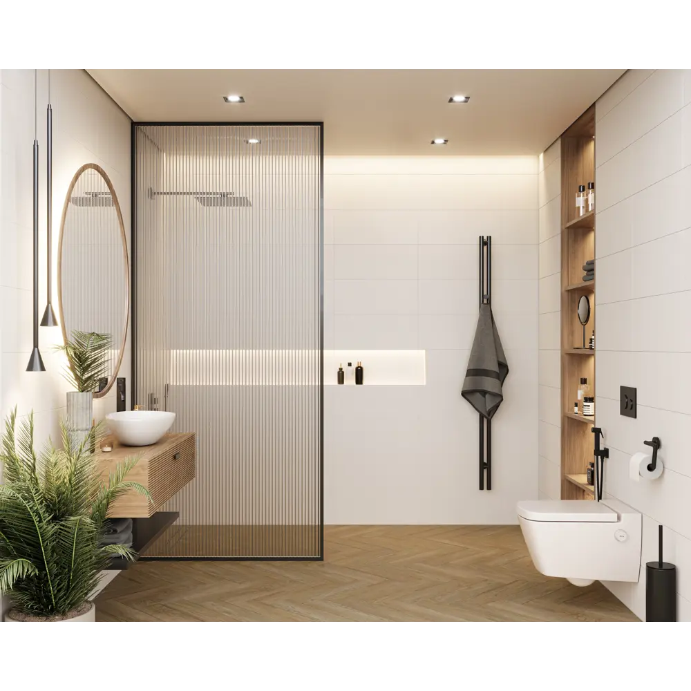 Плитка настенная Gracia Ceramica Monocolor 01 25x60 см 1.2 м² матовая цвет белый однотонный 86745646 STLM-2130090 - Вид №4