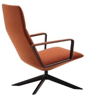 Andreu World 4-спицевое кресло с высокой спинкой Capri lounge Bu1701 - Вид №1