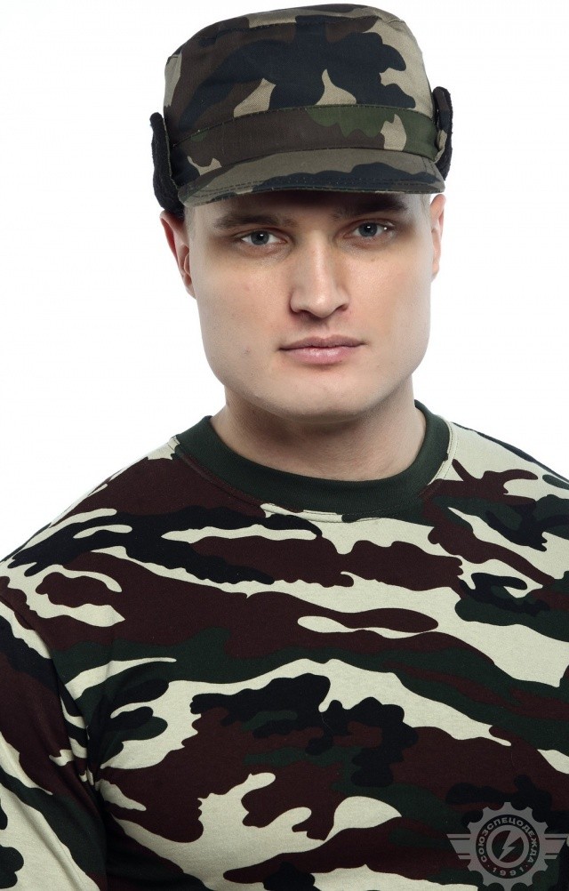 64530 Кепи "Рейнджер" зимняя камуфляж НАТО  Камуфляжная форма  размер 56 Спецодежда  - Вид №5