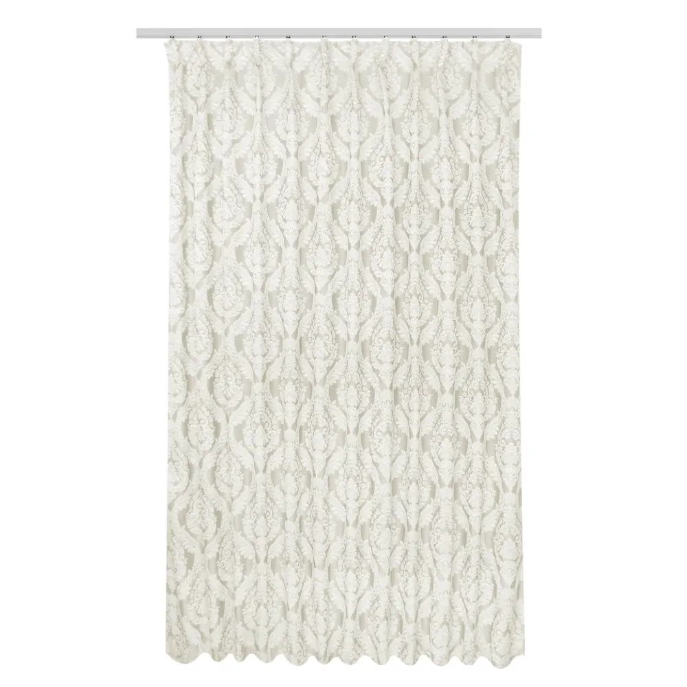 Штора на ленте «Монограм» 200х280 см цвет капучино INSPIRE STLM-2136298