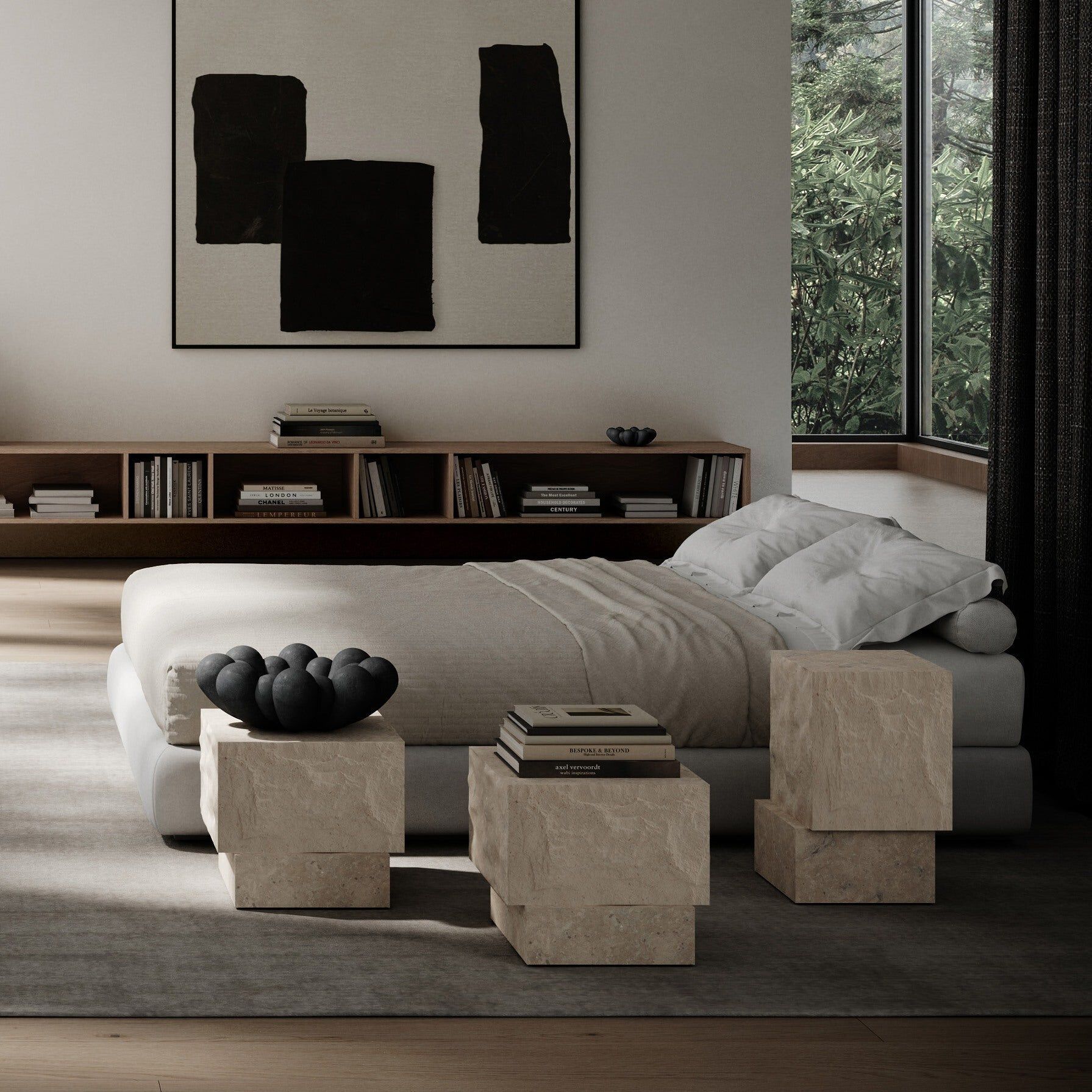 Высокий журнальный столик из известняка 101 Copenhagen Temple ARCH-00152419 - Вид №3