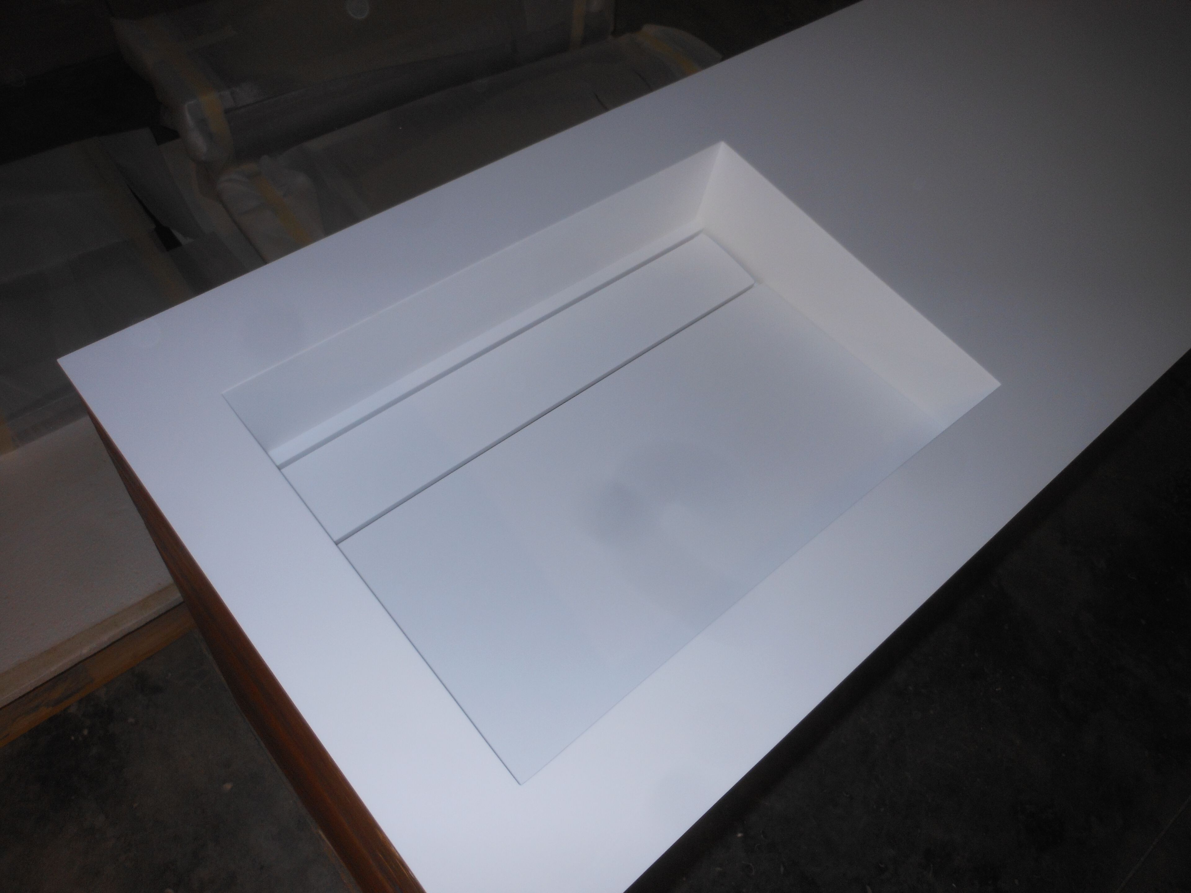 Прямоугольная раковина из твердой поверхности MOMA Design OTELLO ARCH-00035746 - Вид №1