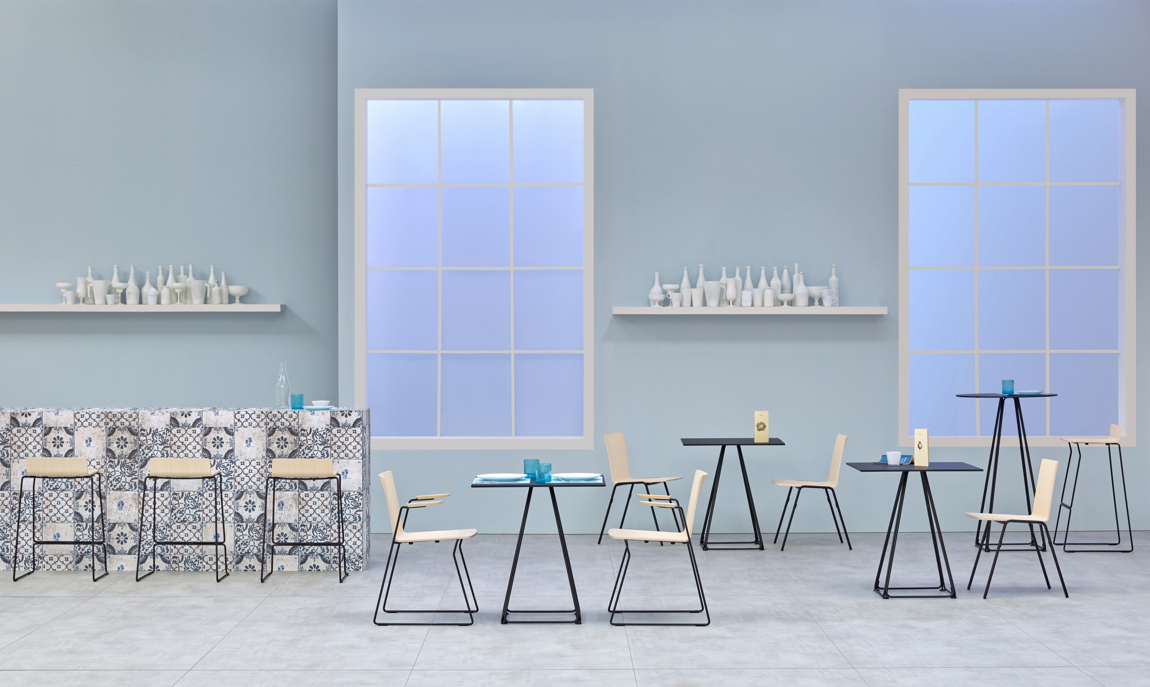 Стальной стол для контракта Pedrali Lunar ARCH-00022620 - Вид №5