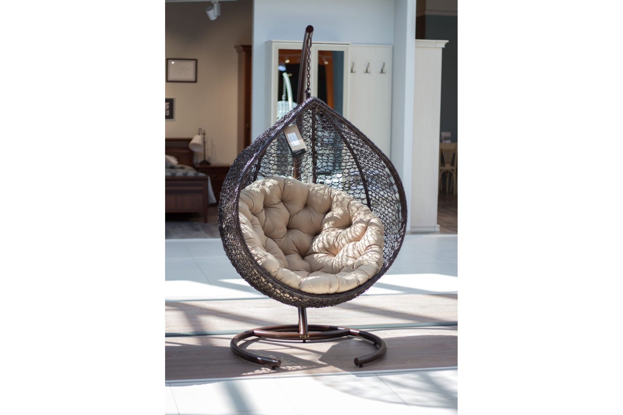 LK STUDIO Подвесное кресло-кокон Капля Люкс с усиленной конструкцией 18264397 STLM-0010158