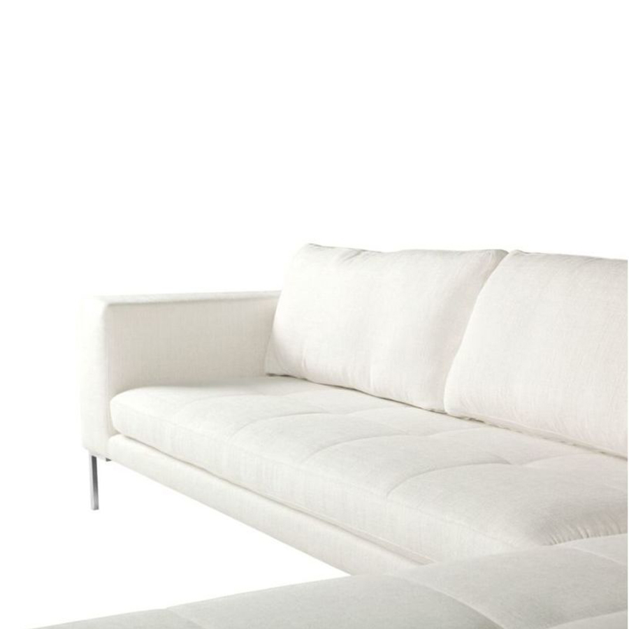 Диван угловой Mattias, правосторонний, молочный Sits S1408 - Вид №6