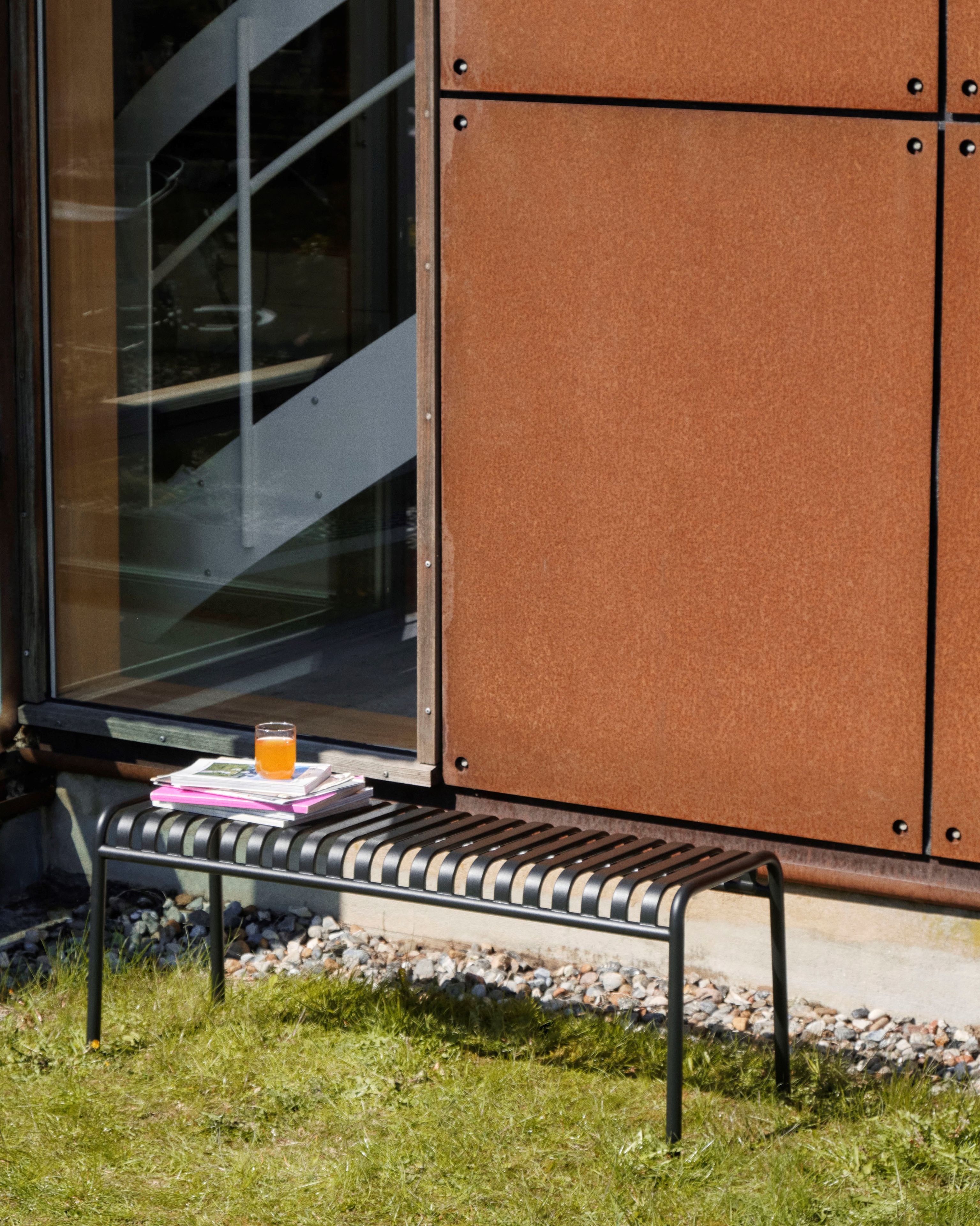 Стальная садовая скамейка Hay Палисад ARCH-00068689 - Вид №9