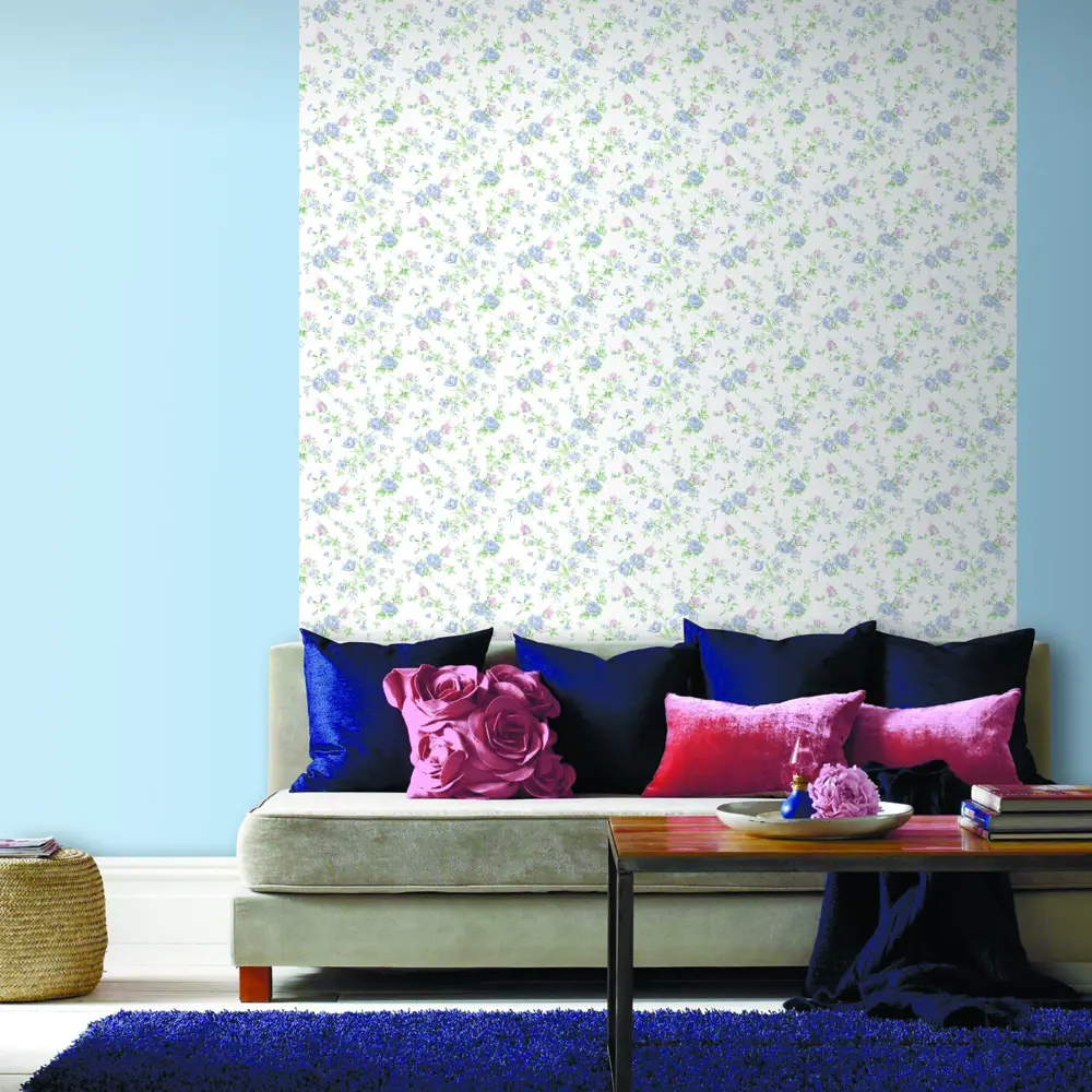 Обои флизелиновые Erismann Vlies line синие 1.06 м 3525-5 Vlies line exclusive STLM-2053191 - Вид №2