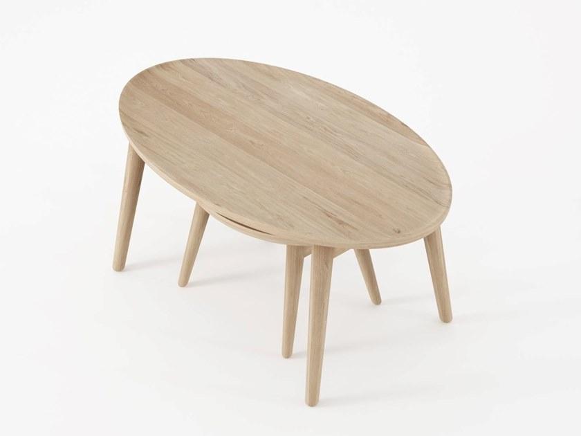 KARPENTER Набор из 2-х овальных журнальных столиков из массива дерева East Ea06-oo + ea06-wo, ea07-oo + ea06-wo - Вид №3