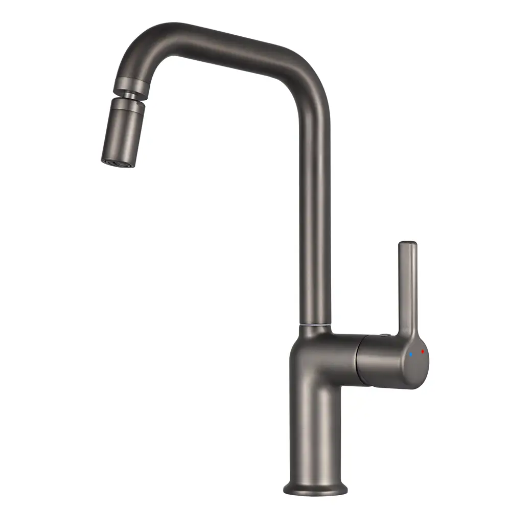 Смеситель для кухни Osgard Ida 24.8 см цвет вороненая сталь STLM-2189363