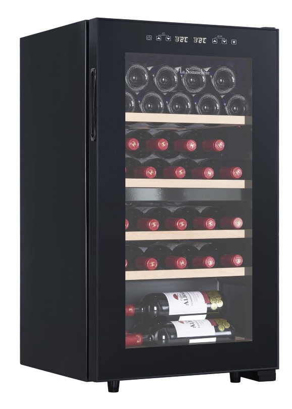 9034343 Винный шкаф LaSommeliere SLS32DZBLACK черный STDN-0107253 - Вид №3