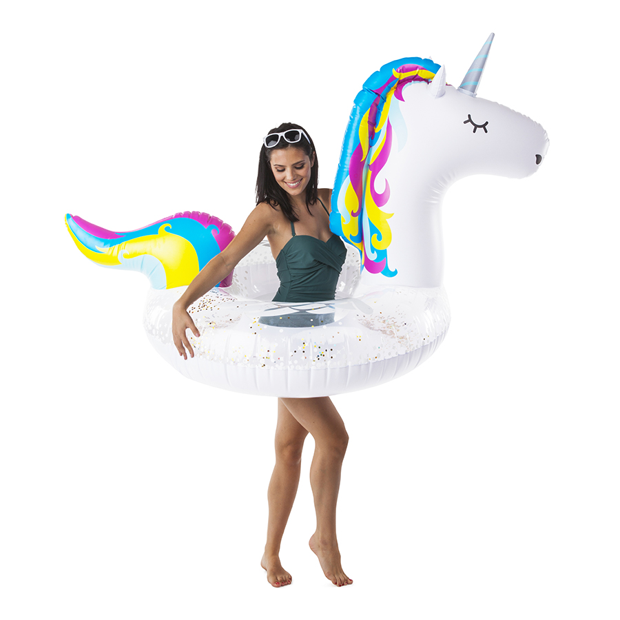 BMPF-0065 Круг надувной , unicorn glitter BigMouth  - Вид №5