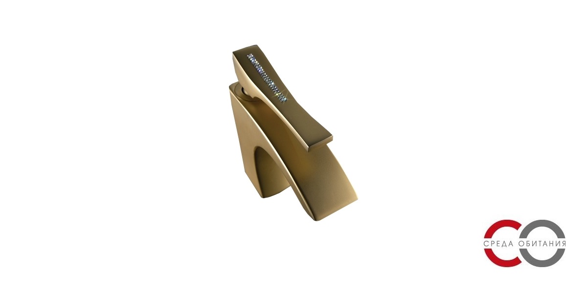 Однорычажный смеситель для раковины 59.002G MAIER SKIP DIAMOND 59002G - Вид №1