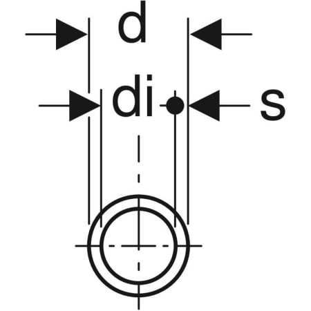 19407 Geberit Mapress C-Stahl Systemrohr innen und aussen verzinkt Geberit  - Вид №3