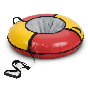 TBK85KJ NIKA kids Тюбинг "Эконом" красный, желтый Nika