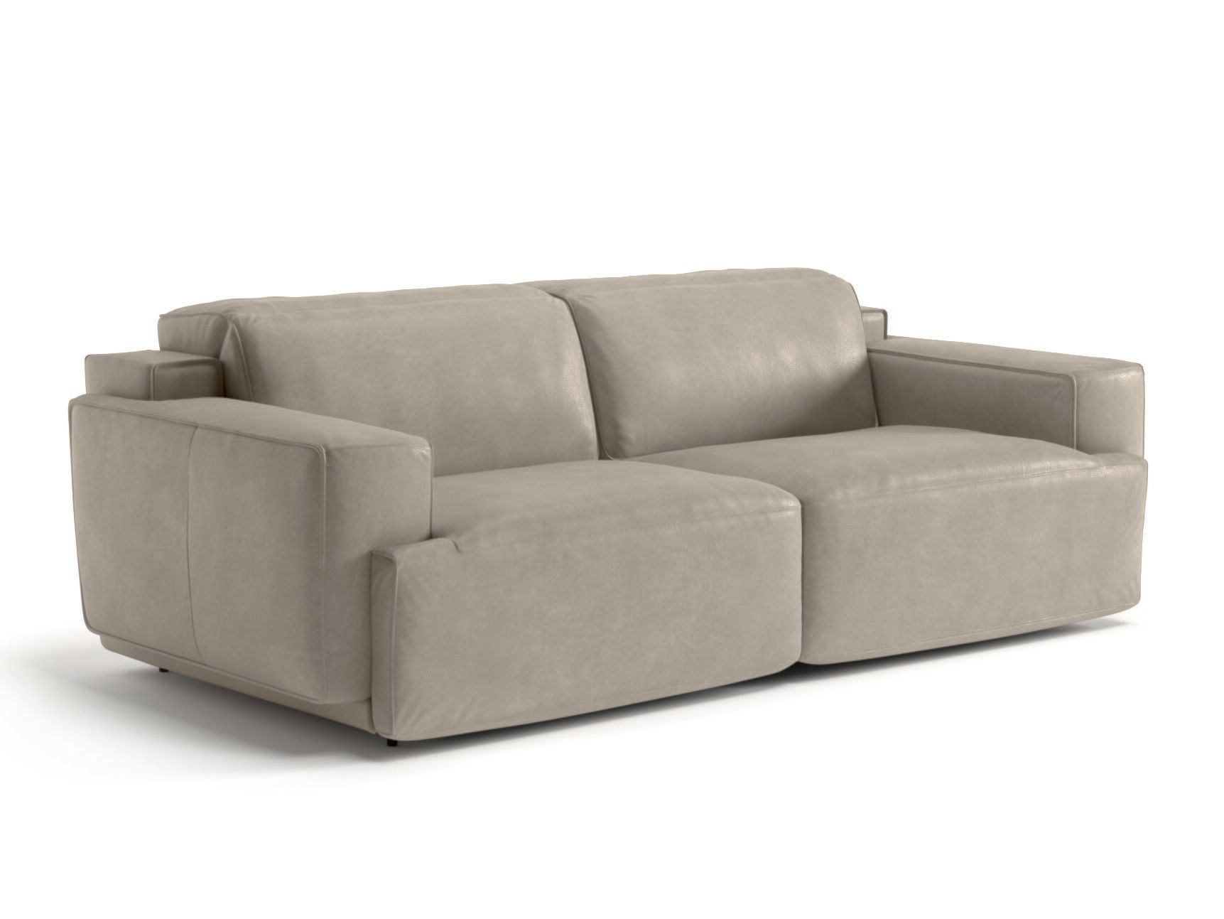 2-местный кожаный диван с откидной спинкой Natuzzi Italia IAGO ARCH-00138421 - Вид №1