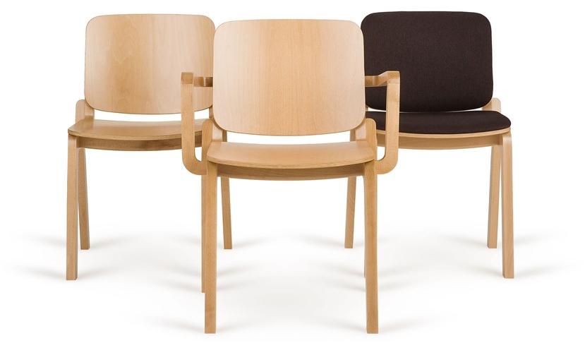 Paged Штабелируемый деревянный стул sun-id-1420573 - Вид №2