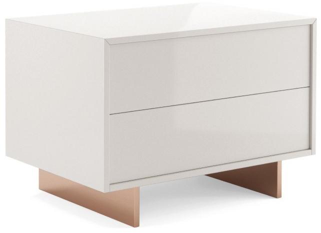 PRADDY Прямоугольная прикроватная тумбочка из лакированной древесины Mood Ml066|ml048 Ml066~ml048 - Вид №1